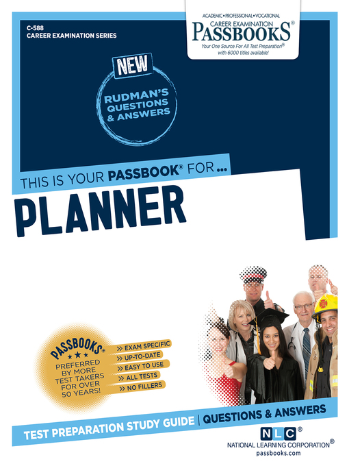Title details for Planner by National Learning Corporation - Available